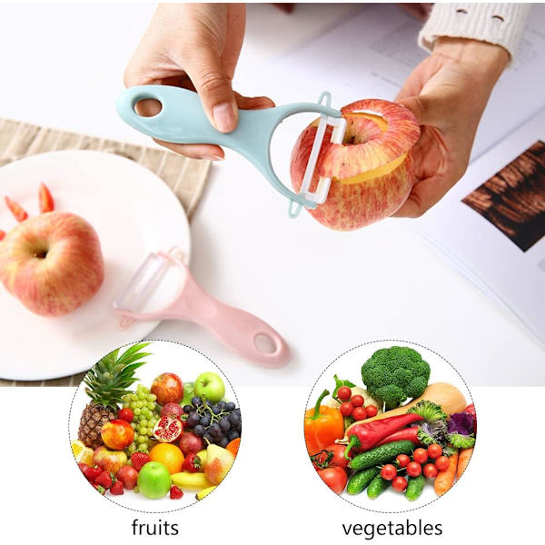 Frukt Skalare, Keramisk Skalare, Keramiska Blad Skalare för Frukt, ZQKLA