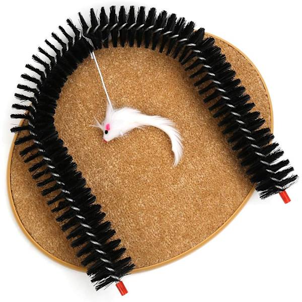 Självputsande kattborste - Borstborste med matta bas