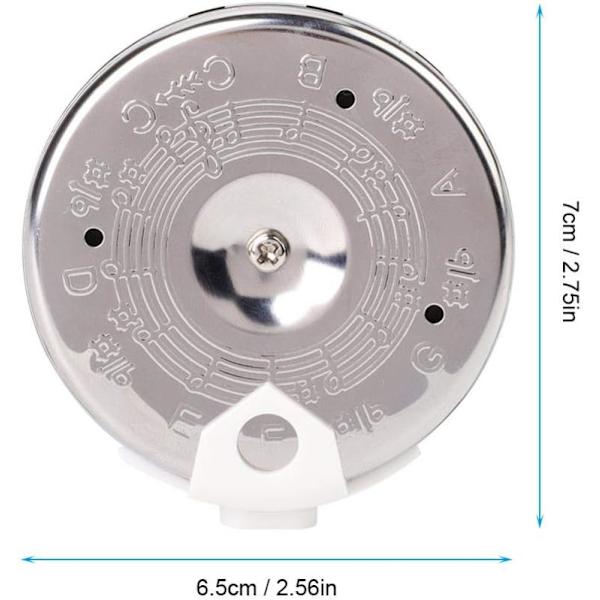 Chromatisk Stemmegaffel Tuner C-C Tuning Tool med Musikinstrumenter, ZQKLA