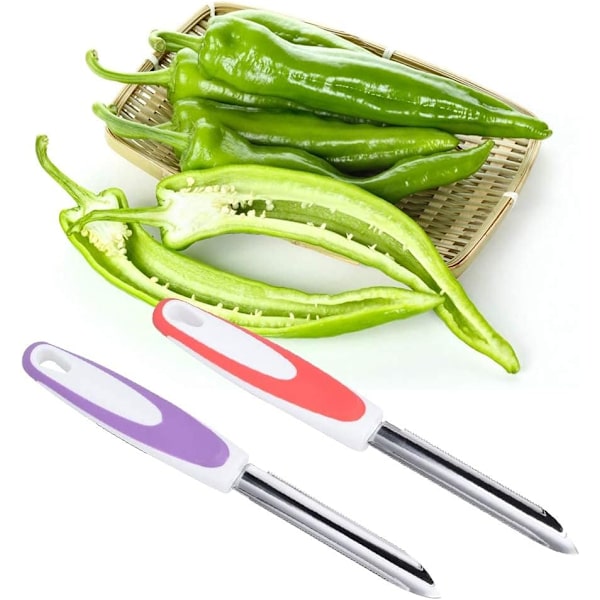 2 st Zucchini-kärnborr, Zucchini/Gurka-kärnborr, Zucchini-kärnborr kniv