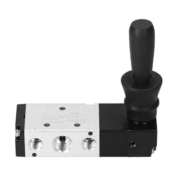 Pneumatisk 1/4' Pt 5-vägs 3-läges luftventil med handspak, pneumatisk ventil, manuella luftkontrollventiler