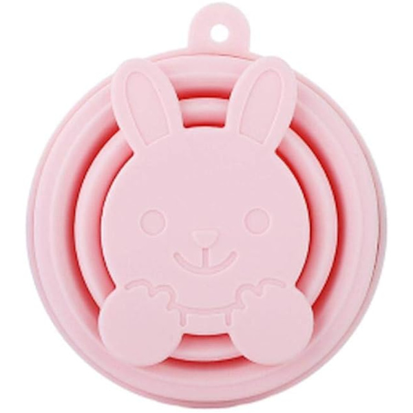 170ml Rosa Vattenkopp Mini Bärbar Silikon Vikbar Kopp Återanvändbar, ZQKLA
