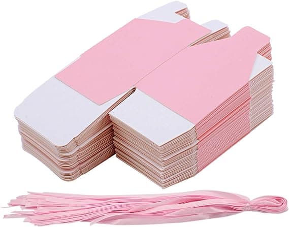 50-pack Presentaskar 5x5x5 cm Godisaskar Rosa Presentaskar (,ZQKLA