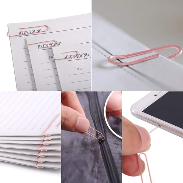 Rosegull Assorterte Permer, Papirklemmer, Trykknapper Sett, ZQKLA