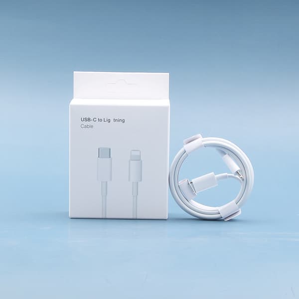 iPhone-lader - Hurtiglader - Adapter + Kabel 20W USB-C Hvit 4-pakning