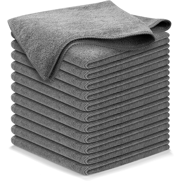 Harmaa mikrokuituliina - 12 kpl (30 x 30 cm) Korkea P,ZQKLA