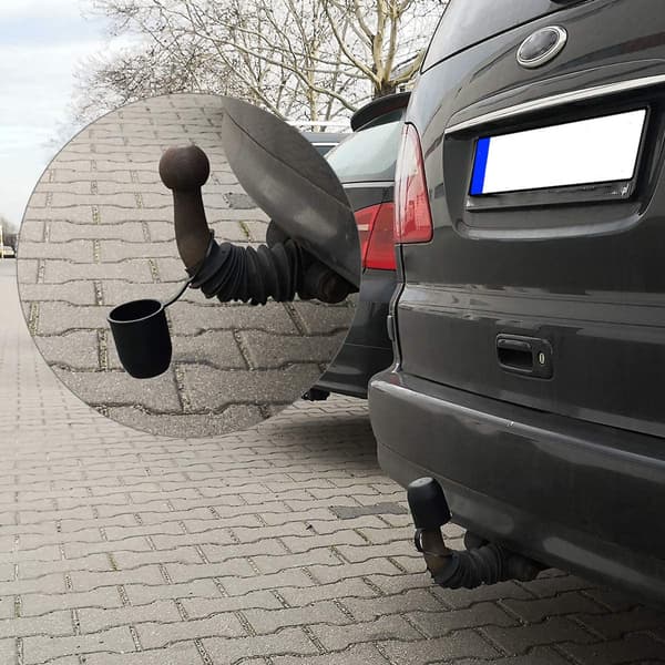 Trailerkuglebeskyttelse, 2 pakker, til kuglehovedkoblinger op til, ZQKLA