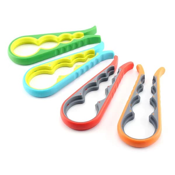 Dewenwils 4-pack Multifunktionell 4-i-1 Lättgreppsöppnare Burk Bo