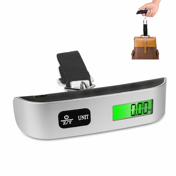 Digitaalinen Matkalaukkuvaa'a, 100lbs Ripustusvaaka Taustavalaistuksella