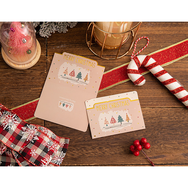 Joulukortti Merry Christmas -suunnittelu 24 kpl jouluun, ZQKLA