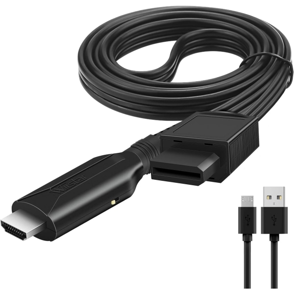 Wii HDMI -sovitinkaapeli 1m/3.2ft 1080P Full HD -laitteille Videomuunnin 720/1080P