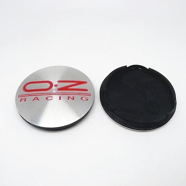 4 stk. til oz racing m595 bil hjulcenter 62mm - FARVE: Sølv rd