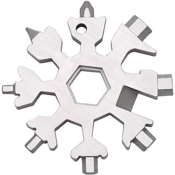 18-i-1 Snowflake multiværktøjsskruetrækker, rustfrit stål 18, ZQKLA