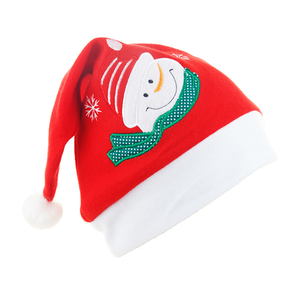 Julemandshue, 3 stk Julehatte i Plys, Voksen Traditionel, ZQKLA
