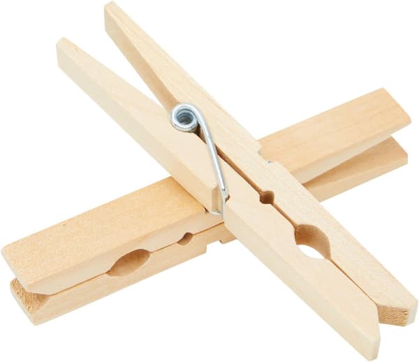 100 Pack Träklämmor, 3 tum Tunga Klämmor, ZQKLA