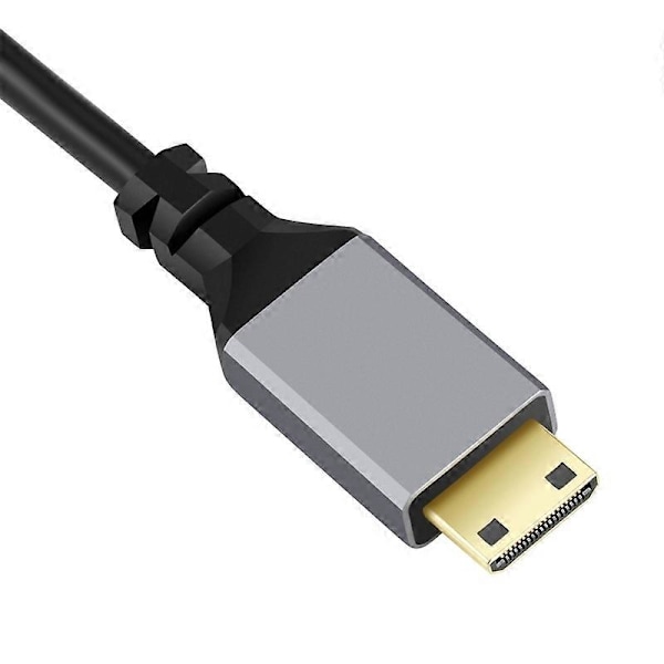 0,5-2,4m 4K Micro HDMI till HDMI Spiral Förlängningskabel Hane till Hane HDMI2.0 Flexibel Spiralkabel