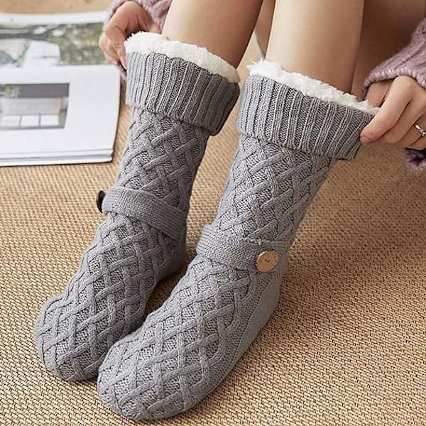 Slippersokker Varme Bløde Sokker Superbløde Fuzzy Sokker Vinter, ZQKLA
