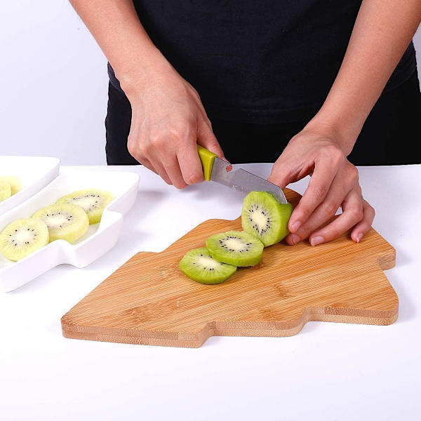 10,8 Tommer Snack Appetizer Bakke Sæt, Juletræ Dessert Servering