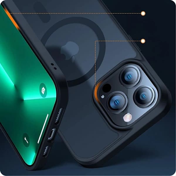 Tech-Protect iPhone 15 Pro Max Deksel MagSafe MagMat Matt Svart,su