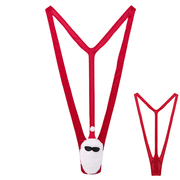 Herr Santa Claus rolig Mankini trosa underkläder baddräkt kläder jul rolig present