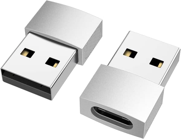USB-C naar USB-A-sovitin (2 kpl), USB-C naar U,ZQKLA
