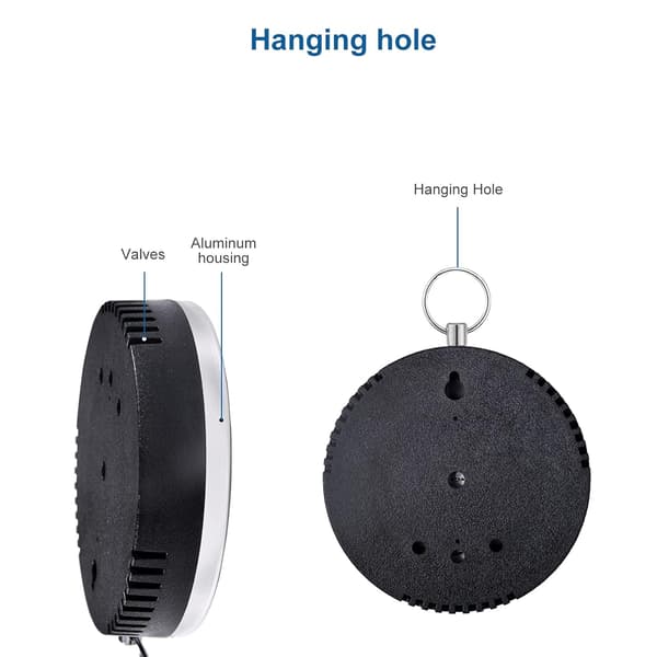 Ulkoilmatermometri, 10 cm langaton seinälle asennettava analogi-termometri