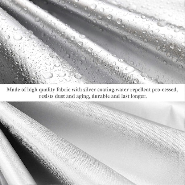 Kuntopyörän suojus sisäpyöräilyyn, paikallaan pysyvän pyörän suojus sopii pystypyörälle, ulkokäyttöön tarkoitetut suojukset - YuJia Silver 140*60*120