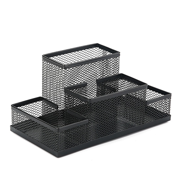 Skrivebordsorganisator, Metal Penneholder, Skrivebordshylde med Mesh No,ZQKLA