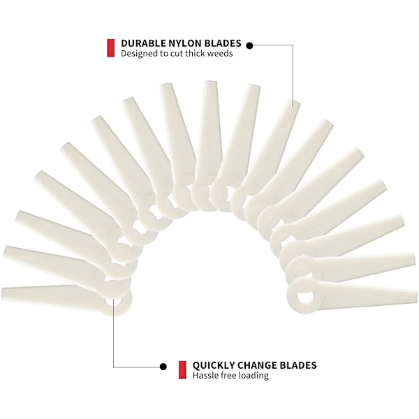 25 stk. Erstatningsblad for Stihl Polycut Kantklipper 5-3,6-3,7-3,ZQKLA