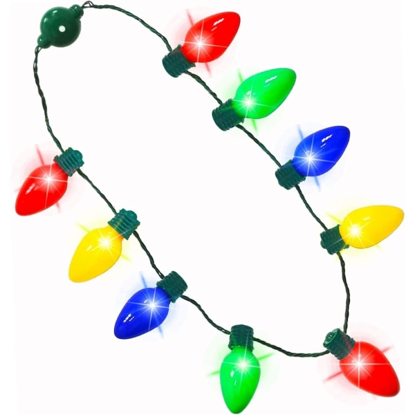 4-pack jul LED Light Up Bulb Halsband nyårsafton Chr,ZQKLA
