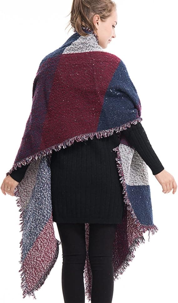 Chalier Mode Tørklæder til Kvinder Store Oversized Dame Sca,ZQKLA