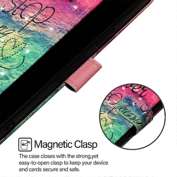 Læder Telefon Cover til Motorola Edge X30 / Edge 30 Pro Chasing Dreams