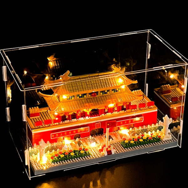 Micro Mini Blokke Tiananmen Sæt, 2000+ Stykker Klodser, 3D Pu,ZQKLA