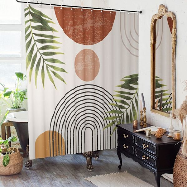 Vacker Boho Duschdraperi för Ditt Badrum - En Stilfull ,ZQKLA