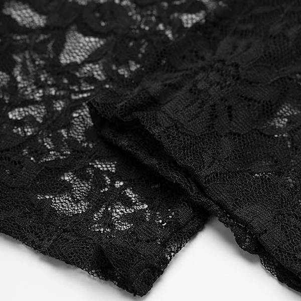 Spetshandskar för kvinnor – Långa blommiga bröllopshandskar för brud, ZQKLA