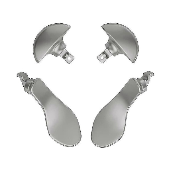4 stk. Metal Back Key til Ps5- Edge Elite- Håndtag Game Controller Gamepad Back Key Silver