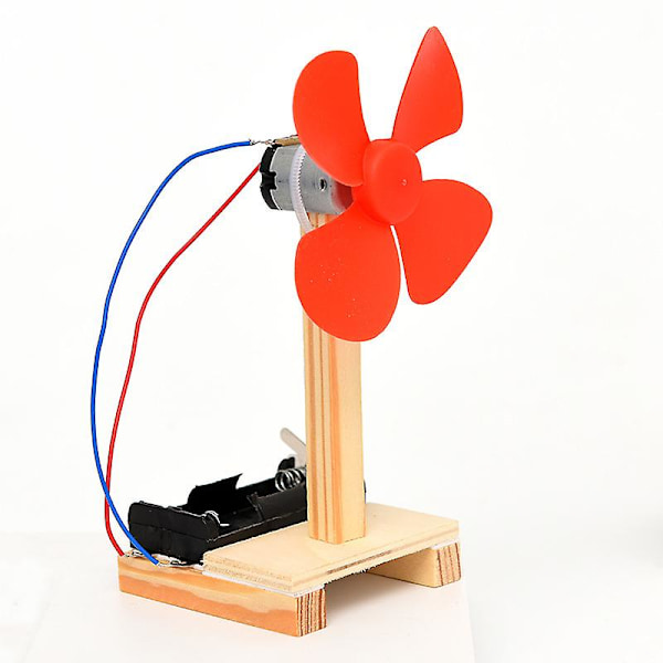 Pædagogiske videnskabssæt Legetøj 1 sæt Ventilatorproduktion DIY Teknologi Opfindelse Skole Eksperimentelle projekter Håndarbejde Studerende