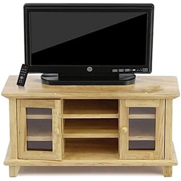 1/12 Nukenkodin TV-kaukosäätimen simulointi Miniatyyrihuonekalut, ZQKLA