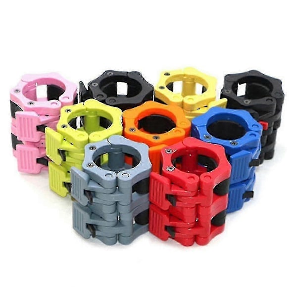 2 kpl 50 mm Tankolukko Tanko Kuntosali Fitness Le Yellow