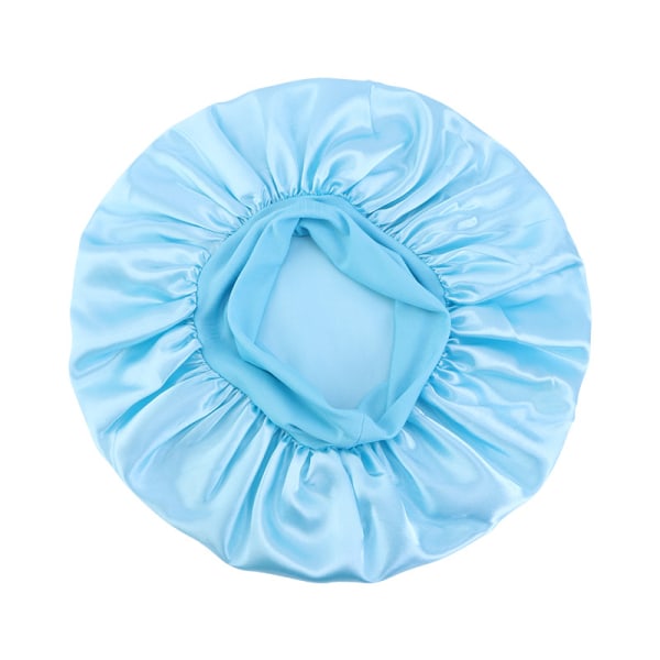 Sovehette - Satinhette - Sleep Cap Svart one size