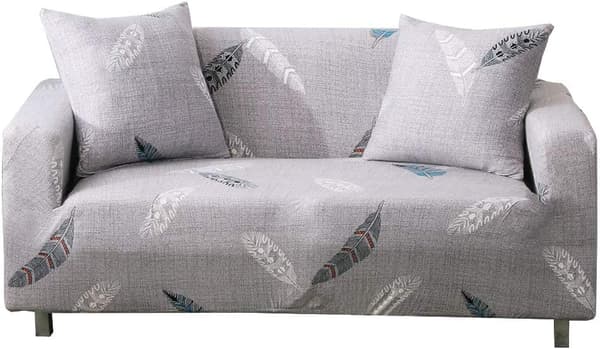 Print Stretch Sofatrekk, Moderne Sklisikker 3-seters Elastisk Sofa, ZQKLA
