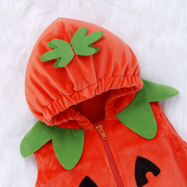 Söpö vauvan Halloween-kurpitsapuku, taaperon Halloween-asu, ZQKLA