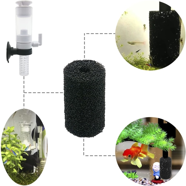 Mini Aquarium svampfilter 3 i 1 filtreringssystem Ultra Q,ZQKLA