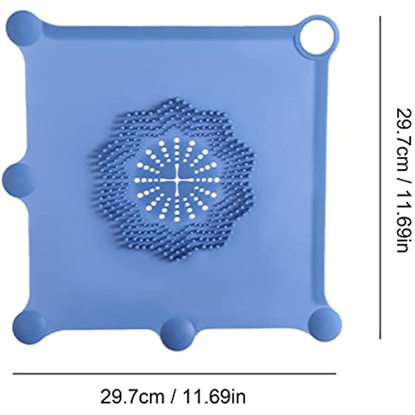 （Grön）Silikon Silikonsilfilter - Badkar Silikonsilfilter Plug,ZQKLA