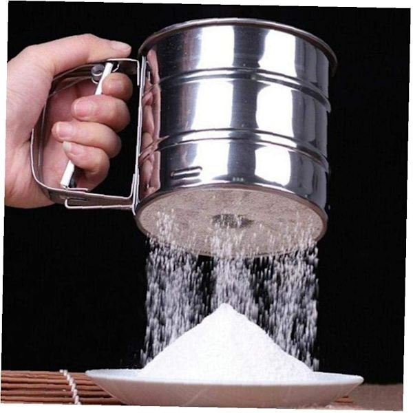 Melsifter, Rustfrit Stål Melsifter, Håndsvinget Mel, ZQKLA