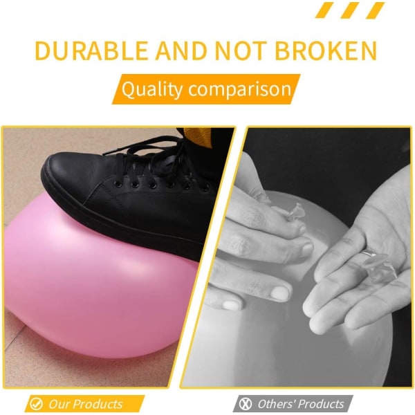 100 stk. Matte Balloner 5 Tommer Matte Latex Balloner Bryllup, ZQKLA