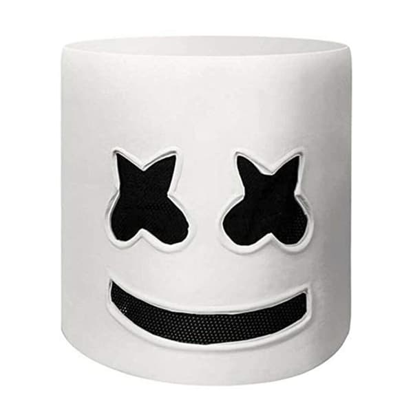Marshmellow Hodeplagg Full Face Hode Halloween Maskerade Cosplay Kostyme for Menn Kvinner Barn