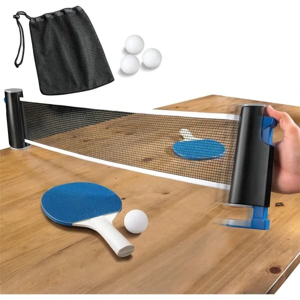 Bordtennisset med justerbart nät | Passar alla bord