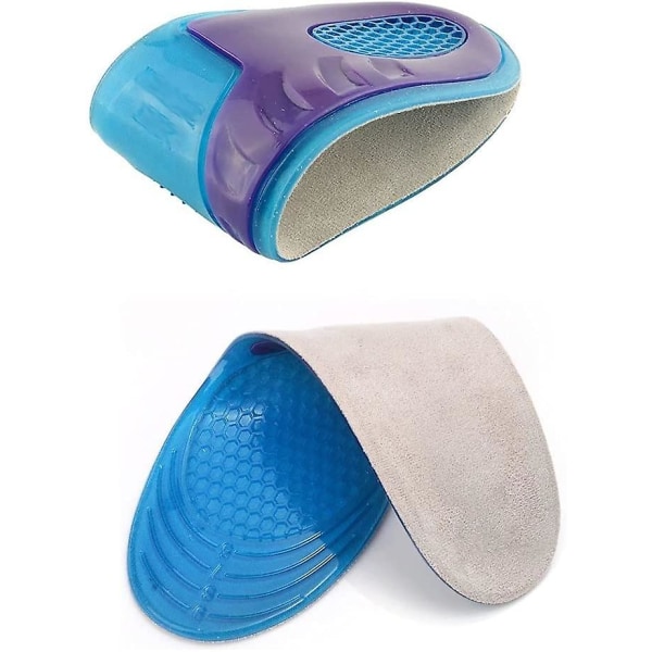 2 paria (koko S 35-38, 24,5 cm pitkä) Silikonigel Ortoosipohjalliset, ZQKLA