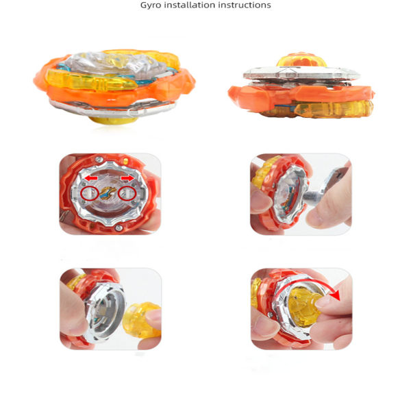 Beyblade Burst Set - Fusion Combat Gyro med Launcher, B172-7, ZQKLA